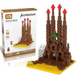 LOZ 9382 Xếp hình kiểu Nanoblock ARCHITECTURE Sagrada Familia Gia đình Thiêng Liêng 470 khối