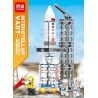 MINGDI K0138 0138 non  NGÀY 5 THÁNG 3 DÀI bộ đồ chơi xếp lắp ráp ghép mô hình Space INTERSTELLAR VAST Thám Hiểm Không Gian 520 khối