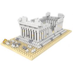 LOZ 9383 Xếp hình kiểu Nanoblock ARCHITECTURE Greek Temple đền Thờ Hy Lạp 600 khối