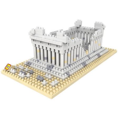 LOZ 9383 Xếp hình kiểu Nanoblock ARCHITECTURE Greek Temple đền Thờ Hy Lạp 600 khối