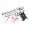 REOBRIX 77001 non  SA MẠC ĐẠI BÀNG. bộ đồ chơi xếp lắp ráp ghép mô hình Gun DESERT EAGLE Súng 408 khối