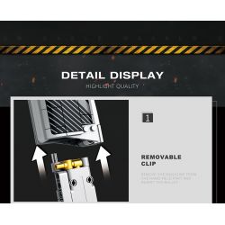 REOBRIX 77001 non  SA MẠC ĐẠI BÀNG. bộ đồ chơi xếp lắp ráp ghép mô hình Gun DESERT EAGLE Súng 408 khối