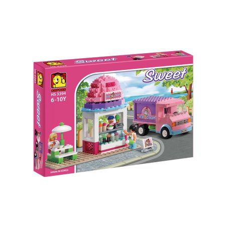 OXFORD HS3394 3394 non  CỬA HÀNG KEM bộ đồ chơi xếp lắp ráp ghép mô hình City 아이스크림샵 Thành Phố