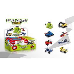 XINGBAO XB-58002 58002 XB58002 non  XE 8 MẪU bộ đồ chơi xếp lắp ráp ghép mô hình Creator SUPER CHANGE TEAM Sáng Tạo