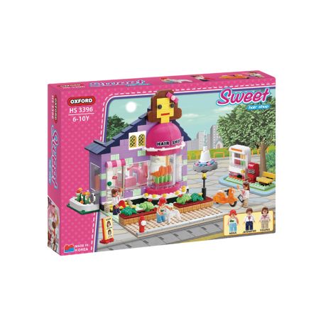 OXFORD HS3396 3396 non  TIỆM HỚT TÓC bộ đồ chơi xếp lắp ráp ghép mô hình City 헤어샵 Thành Phố