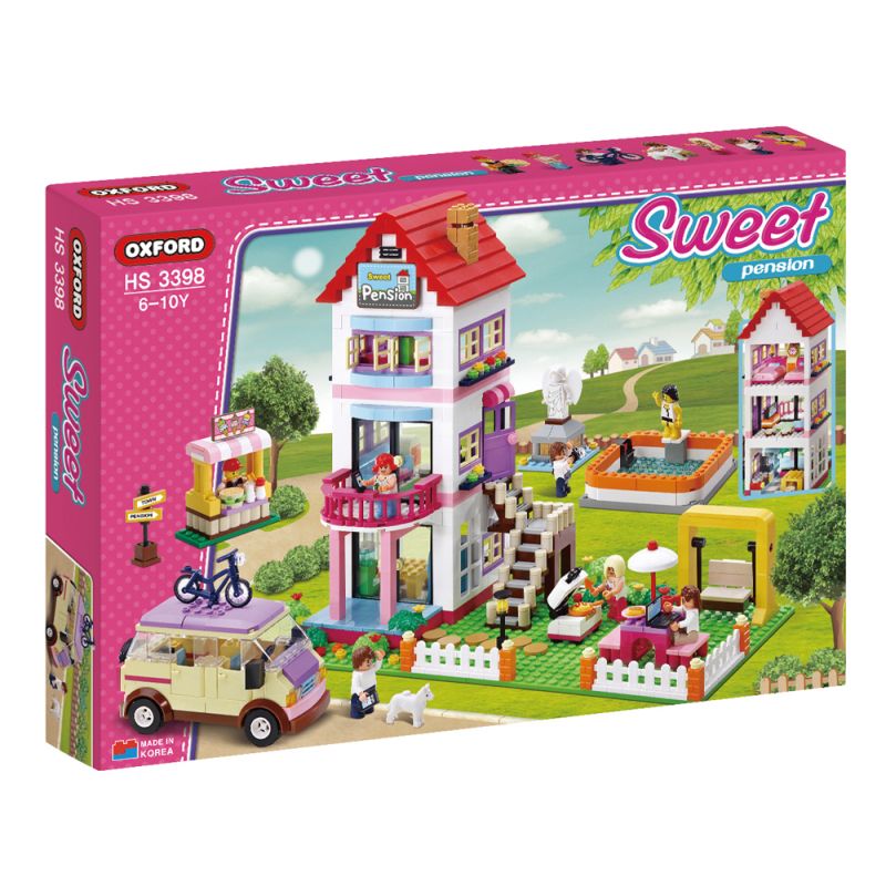OXFORD HS3398 3398 non  VIỆN DƯỠNG LÃO bộ đồ chơi xếp lắp ráp ghép mô hình City 펜션 Thành Phố