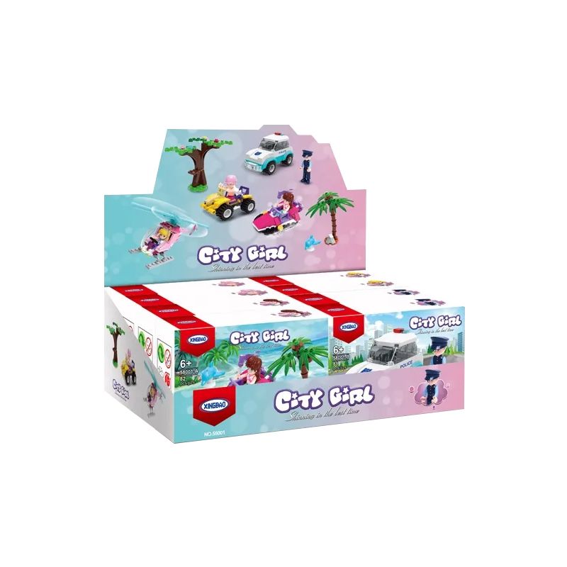 XINGBAO XB-58001 58001 XB58001 non  CÔ GÁI THÀNH PHỐ bộ đồ chơi xếp lắp ráp ghép mô hình City CITY GIRL