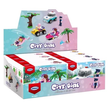 XINGBAO XB-58001 58001 XB58001 non  CÔ GÁI THÀNH PHỐ bộ đồ chơi xếp lắp ráp ghép mô hình City CITY GIRL