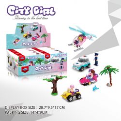 XINGBAO XB-58001 58001 XB58001 non  CÔ GÁI THÀNH PHỐ bộ đồ chơi xếp lắp ráp ghép mô hình City CITY GIRL