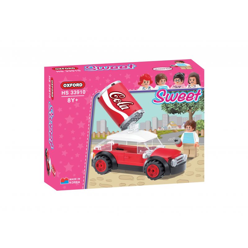 OXFORD HS33910 33910 non  XE THAN CỐC bộ đồ chơi xếp lắp ráp ghép mô hình City 콜라 차량 Thành Phố