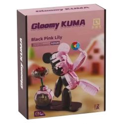 QIZHILE 92020 non  MÀU SẮC PHÙ HỢP VỚI GẤU bộ đồ chơi xếp lắp ráp ghép mô hình