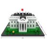 LOZ 9386 Xếp hình kiểu Nanoblock ARCHITECTURE White House Nhà Trắng 1170 khối