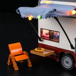 FUNWHOLE F9012 9012 non  XE CẮM TRẠI bộ đồ chơi xếp lắp ráp ghép mô hình Creator Expert Chuyên Gia Sáng Tạo 1741 khối