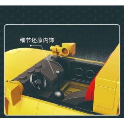 GUDI 30202 non  XE BÁN KEM MEOW bộ đồ chơi xếp lắp ráp ghép mô hình CICI &  241 khối