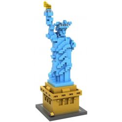 LOZ 9387 Xếp hình kiểu Nanoblock ARCHITECTURE Statue Of Liberty Sculpture Tượng Nữ Thần Tự Do 820 khối