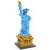 LOZ 9387 Xếp hình kiểu Nanoblock ARCHITECTURE Statue Of Liberty Sculpture Tượng Nữ Thần Tự Do 820 khối