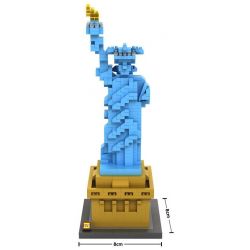 LOZ 9387 Xếp hình kiểu Nanoblock ARCHITECTURE Statue Of Liberty Sculpture Tượng Nữ Thần Tự Do 820 khối