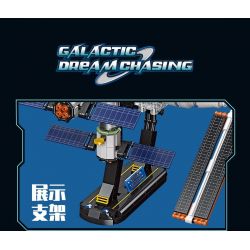 JIESTAR 58006 non  TRẠM VŨ TRỤ THIÊN CUNG bộ đồ chơi xếp lắp ráp ghép mô hình 838 khối