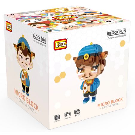 LOZ 8912 non  CHỦ TIỆM CẦM ĐỒ bộ đồ chơi xếp lắp ráp ghép mô hình Creator Sáng Tạo 710 khối