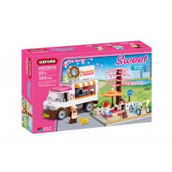 OXFORD HS33918 33918 non  XE TẢI BÁNH RÁN bộ đồ chơi xếp lắp ráp ghép mô hình City 스위트 도넛 트럭 Thành Phố 380 khối