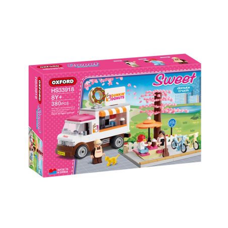 OXFORD HS33918 33918 non  XE TẢI BÁNH RÁN bộ đồ chơi xếp lắp ráp ghép mô hình City 스위트 도넛 트럭 Thành Phố 380 khối