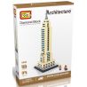 LOZ 9388 Xếp hình kiểu Nanoblock ARCHITECTURE Empire State Building Tòa Nhà Quốc Hội 910 khối