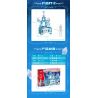 GUDI 9034 non  BÀN TRANG ĐIỂM ICE PRINCESS bộ đồ chơi xếp lắp ráp ghép mô hình 232 khối
