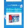 GUDI 9034 non  BÀN TRANG ĐIỂM ICE PRINCESS bộ đồ chơi xếp lắp ráp ghép mô hình 232 khối