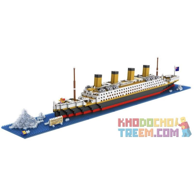 LOZ 9389 YZ DIAMOND 66503 Xếp hình kiểu Nanoblock ARCHITECTURE Titanic Titanic 1860 khối