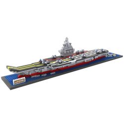HAIYANG STAR SS993-9 993-9 LOZ 9390 Xếp hình kiểu  ARCHITECTURE Aircraft Carrier Tàu Sân Bay 1300 khối