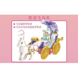 GUDI 9033 non  CUNG ĐIỆN YAN HUAJI. bộ đồ chơi xếp lắp ráp ghép mô hình 741 khối