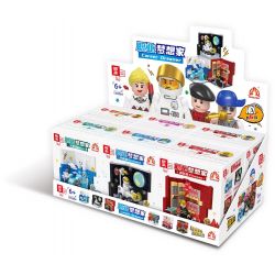 ZHEGAO CW2004 2004 non  6 KIỂU NGHỀ NGHIỆP NGƯỜI MƠ MỘNG NHA SĨ PHI HÀNH GIA LÍNH CỨU HỎA HỌA NỔI TIẾNG TRÊN INTERNET RAP bộ đồ chơi xếp lắp ráp ghép mô hình Fire Rescure CAREER DREAMER