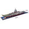 HAIYANG STAR SS993-9 993-9 LOZ 9390 Xếp hình kiểu  ARCHITECTURE Aircraft Carrier Tàu Sân Bay 1300 khối