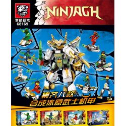 TIGER 68169 non  ICE WARRIOR MECHA 8 MẪU bộ đồ chơi xếp lắp ráp ghép mô hình The  Ninjago Movie Ninja Lốc Xoáy