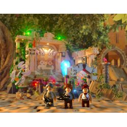 FUNWHOLE F9010 9010 non  DI TÍCH ĐỀN RỪNG bộ đồ chơi xếp lắp ráp ghép mô hình Adventurers Thám Hiểm 1242 khối