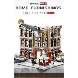 GUDI 30204 non  CỬA HÀNG THỜI TRANG LIANGCAI bộ đồ chơi xếp lắp ráp ghép mô hình CICI &  317 khối