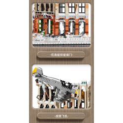 GUDI 30204 non  CỬA HÀNG THỜI TRANG LIANGCAI bộ đồ chơi xếp lắp ráp ghép mô hình CICI &  317 khối