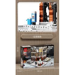 GUDI 30204 non  CỬA HÀNG THỜI TRANG LIANGCAI bộ đồ chơi xếp lắp ráp ghép mô hình CICI &  317 khối