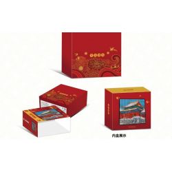 SEMBO 608006C non  NGHỆ THUẬT PIXEL CẢNH TUYẾT bộ đồ chơi xếp lắp ráp ghép mô hình Architecture PALACE BUILDING Công Trình Kiến Trúc 14508 khối