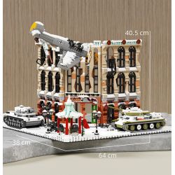 GUDI 30204 non  CỬA HÀNG THỜI TRANG LIANGCAI bộ đồ chơi xếp lắp ráp ghép mô hình CICI &  317 khối