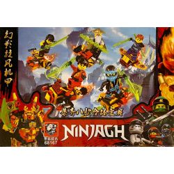 TIGER 68167 non  ÁO GIÁP LỐC XOÁY PHANTOM 8 KIỂU bộ đồ chơi xếp lắp ráp ghép mô hình The  Ninjago Movie Ninja Lốc Xoáy