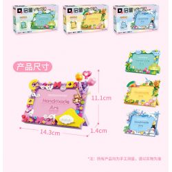 Enlighten 36011 Qman 36011 non  XINYIYI SKY STORY KHUNG ???NH 4 LOẠI NGÀY MƯA CẦU VỒNG TRĂNG SAO TUYẾT bộ đồ chơi xếp lắp ráp ghép mô hình Creator HANDMADE ART Sáng Tạo