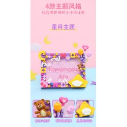 Enlighten 36011 Qman 36011 non  XINYIYI SKY STORY KHUNG ???NH 4 LOẠI NGÀY MƯA CẦU VỒNG TRĂNG SAO TUYẾT bộ đồ chơi xếp lắp ráp ghép mô hình Creator HANDMADE ART Sáng Tạo