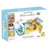 INBRIXX 890302 non  PHÒNG ĂN NHÀ BẾP RILAKKUMA bộ đồ chơi xếp lắp ráp ghép mô hình