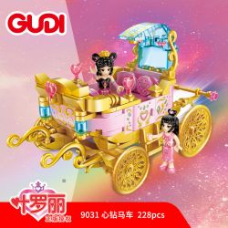 GUDI 9031 non  TIM KHOAN NGỰA bộ đồ chơi xếp lắp ráp ghép mô hình 228 khối