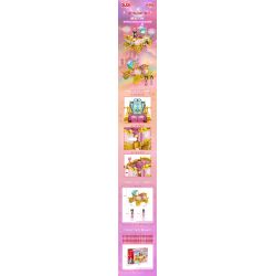 GUDI 9031 non  TIM KHOAN NGỰA bộ đồ chơi xếp lắp ráp ghép mô hình 228 khối