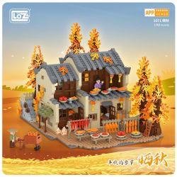 LOZ 1071 non  MẶT TRỜI MÙA THU bộ đồ chơi xếp lắp ráp ghép mô hình Creator Sáng Tạo 1783 khối