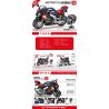 LEIBAO 8109 non  TỐC ĐỘ TÍCH LŨY APRILIA RSV4 1:14 tỷ lệ 1:14 bộ đồ chơi xếp lắp ráp ghép mô hình Motorcycle Motorbike MOTORCYCLE APRILIA RSV4 Xe Hai Bánh 454 khối