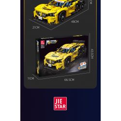 JIESTAR 92024 non  BMW M4 DTM bộ đồ chơi xếp lắp ráp ghép mô hình  Kỹ Thuật Công Nghệ Cao Mô Hình Phương Tiện 2676 khối