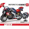 LEIBAO 8109 non  TỐC ĐỘ TÍCH LŨY APRILIA RSV4 1:14 tỷ lệ 1:14 bộ đồ chơi xếp lắp ráp ghép mô hình Motorcycle Motorbike MOTORCYCLE APRILIA RSV4 Xe Hai Bánh 454 khối